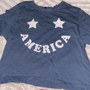 size small cropped t